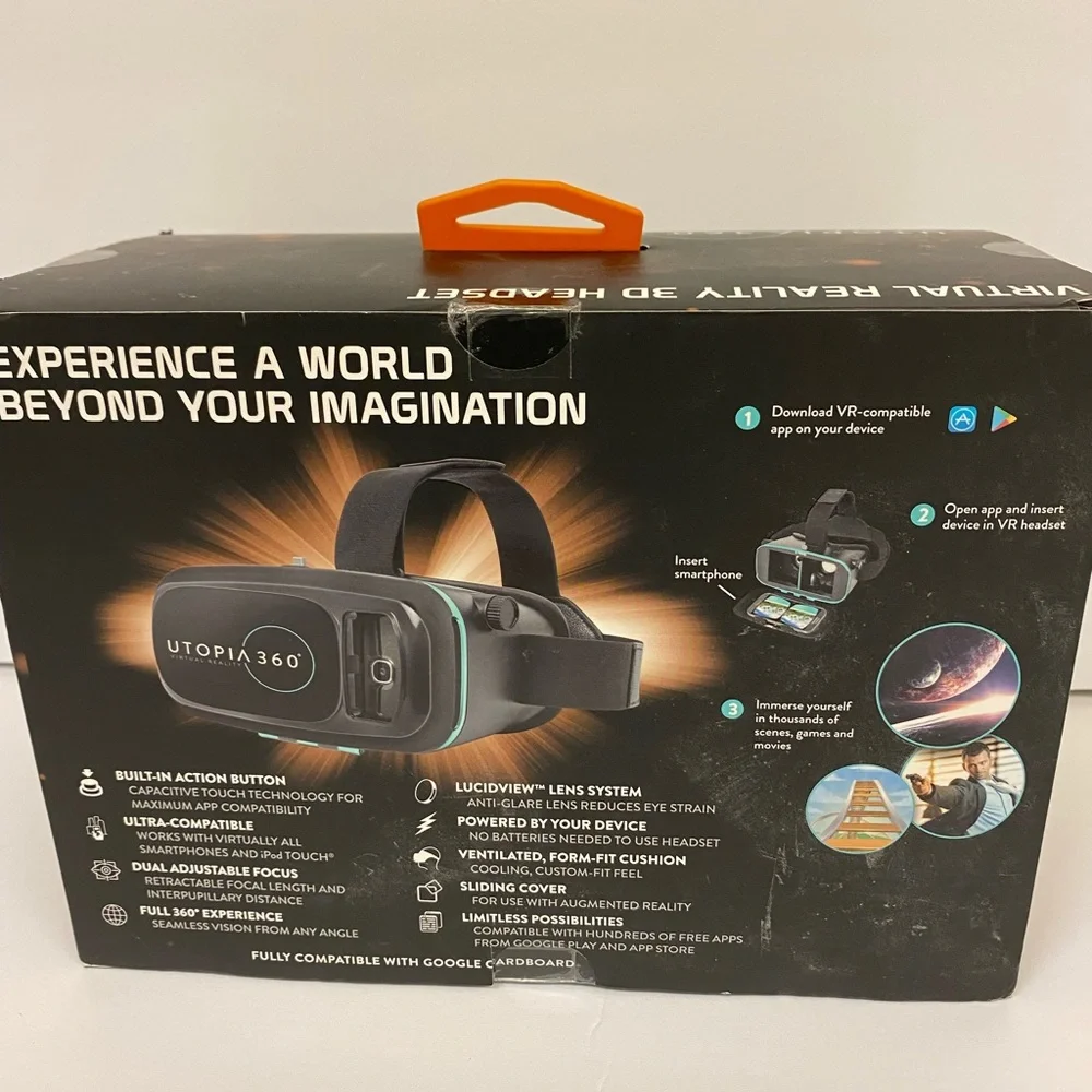 Utopia 360 Virtual Reality 3D Headset